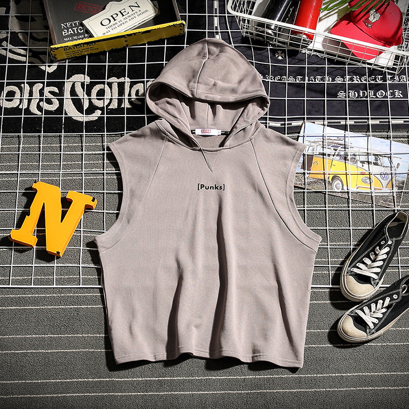 PUNK Oversized Sleeveless Hoodie | Streetwear Edition