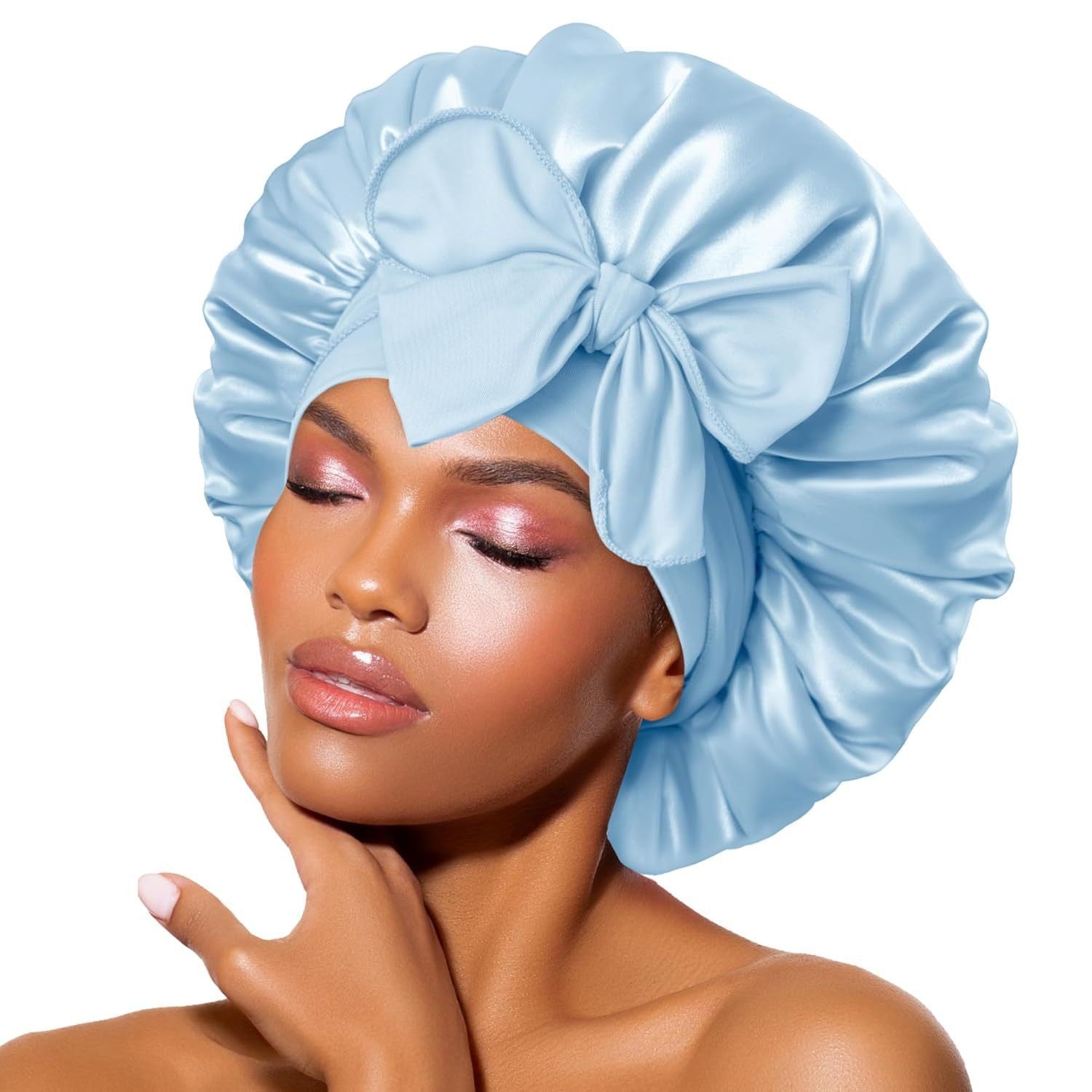 Double Layer Satin Sleep Bonnet - Protect Your Hair in Style
