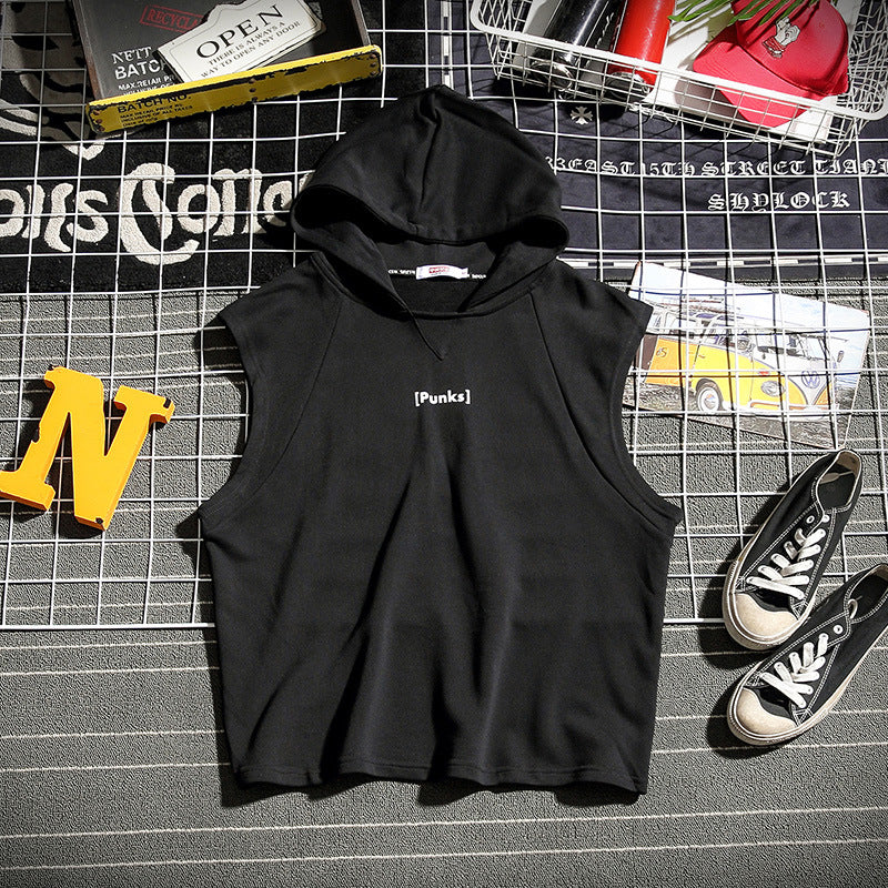 PUNK Oversized Sleeveless Hoodie | Streetwear Edition